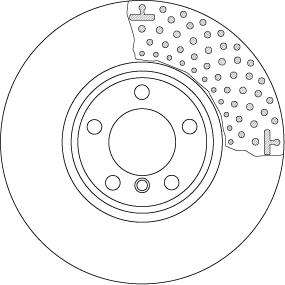 TRW DF6603S - Тормозной диск parts5.com