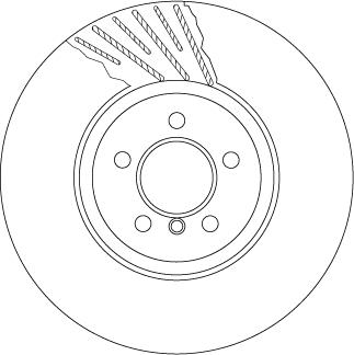 TRW DF6614S - Тормозной диск parts5.com