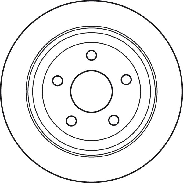 TRW DF6027 - Тормозной диск parts5.com