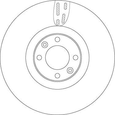 TRW DF6140 - Тормозной диск parts5.com