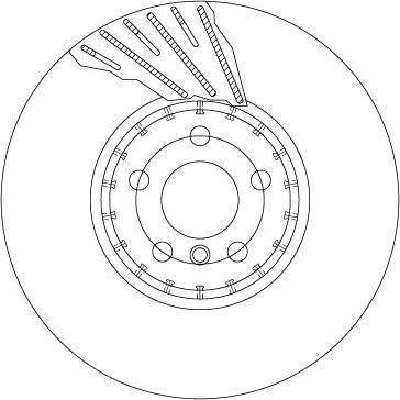 TRW DF6891S - Тормозной диск parts5.com