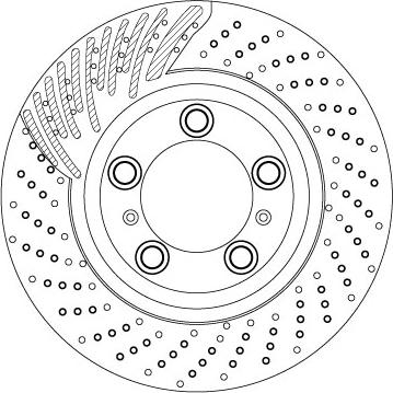 TRW DF6821S - Тормозной диск parts5.com