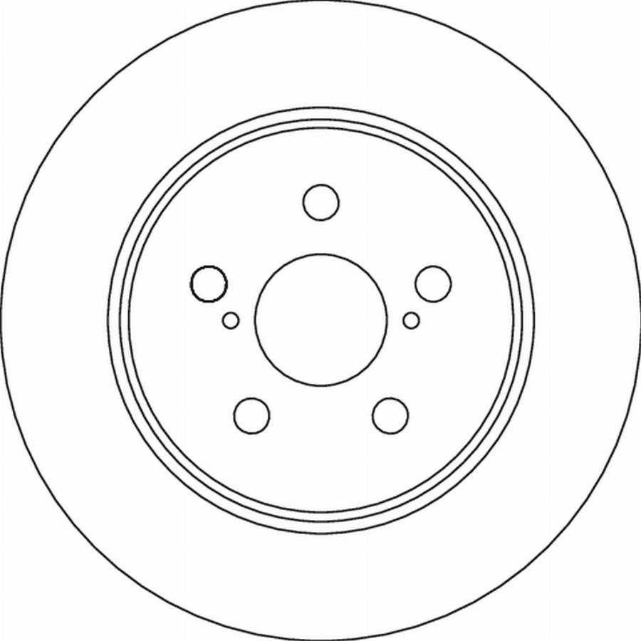 TRW DF6828 - Тормозной диск parts5.com