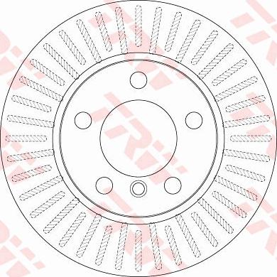 TRW DF6255 - Тормозной диск parts5.com