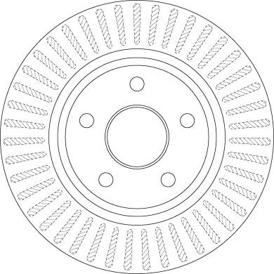 TRW DF6251 - Тормозной диск parts5.com