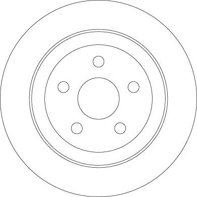 TRW DF6282 - Тормозной диск parts5.com