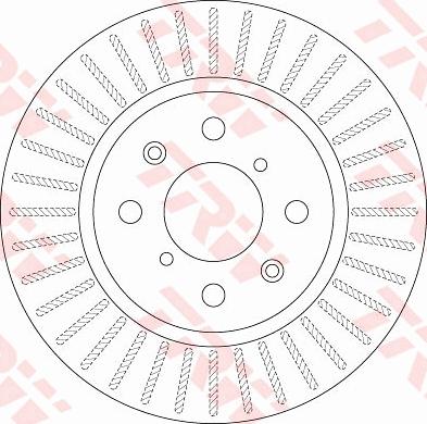 TRW DF6232 - Тормозной диск parts5.com