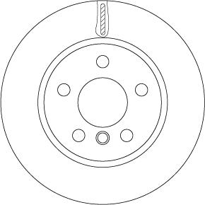 TRW DF6799 - Тормозной диск parts5.com