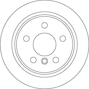 TRW DF6795 - Тормозной диск parts5.com