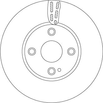 TRW DF6793 - Тормозной диск parts5.com