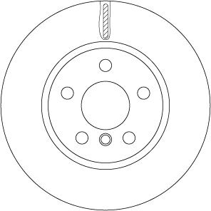 TRW DF6757 - Тормозной диск parts5.com