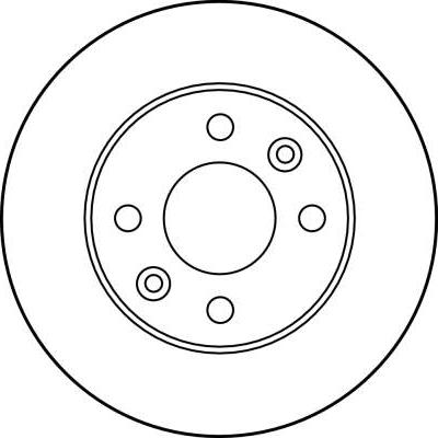 TRW DF1013 - Тормозной диск parts5.com