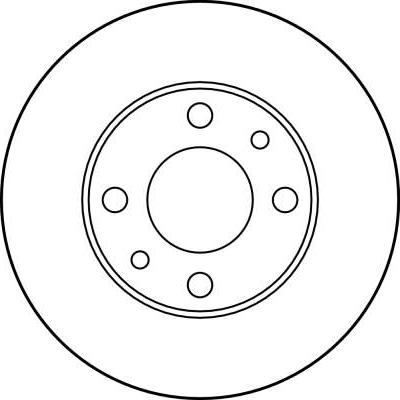 TRW DF1721 - Тормозной диск parts5.com
