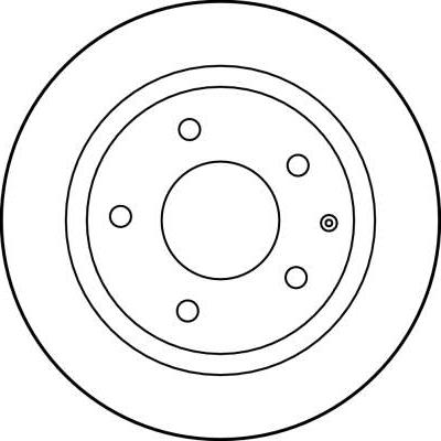 TRW DF2705 - Тормозной диск parts5.com