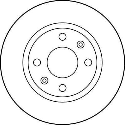 TRW DF2782 - Тормозной диск parts5.com