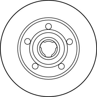 TRW DF2771 - Тормозной диск parts5.com