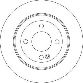 TRW DF7928 - Тормозной диск parts5.com