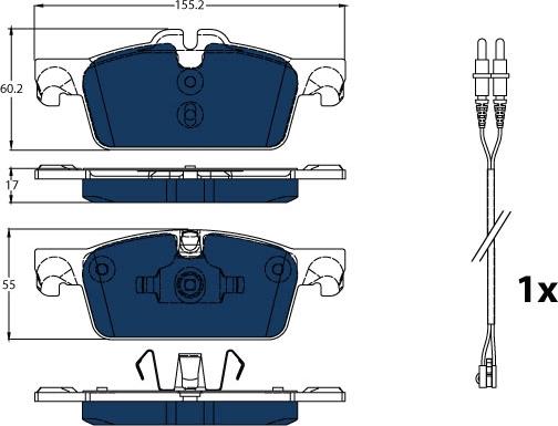 TRW GDB1929BTE - Тормозные колодки, дисковые, комплект parts5.com