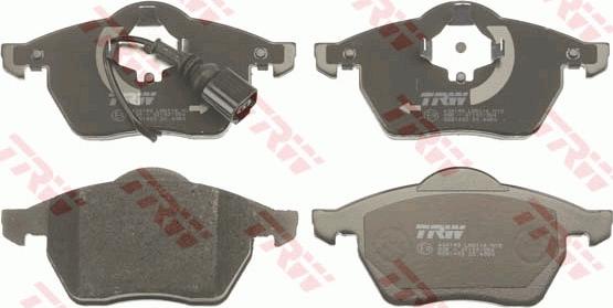 TRW GDB1403 - Brake Pad Set, disc brake parts5.com