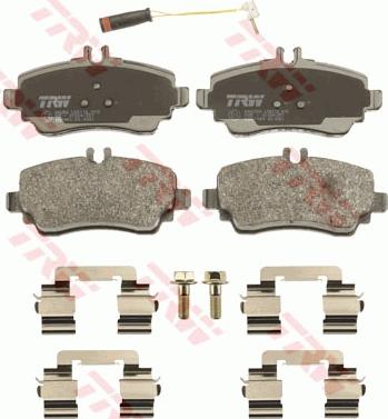 TRW GDB1480 - Тормозные колодки, дисковые, комплект parts5.com