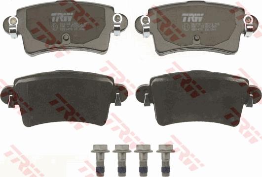 TRW GDB1470 - Тормозные колодки, дисковые, комплект parts5.com
