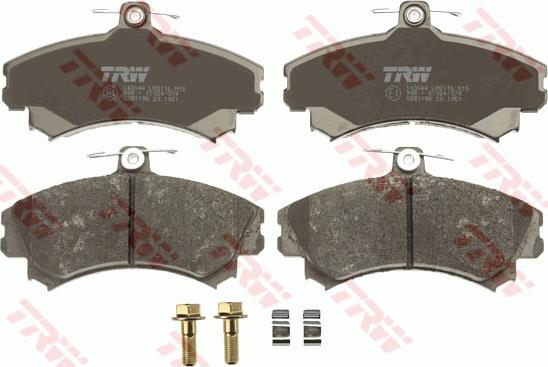 TRW GDB1198 - Тормозные колодки, дисковые, комплект parts5.com