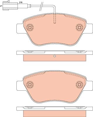 TRW GDB1879 - Тормозные колодки, дисковые, комплект parts5.com