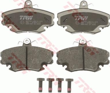 TRW GDB1332 - Brake Pad Set, disc brake parts5.com