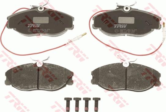 TRW GDB1259 - Тормозные колодки, дисковые, комплект parts5.com