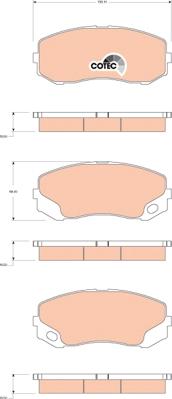 TRW GDB3492 - Тормозные колодки, дисковые, комплект parts5.com