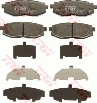 TRW GDB3442 - Brake Pad Set, disc brake parts5.com