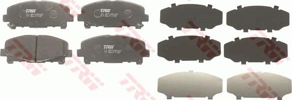 TRW GDB3477 - Тормозные колодки, дисковые, комплект parts5.com