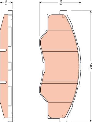 TRW GDB3500 - Тормозные колодки, дисковые, комплект parts5.com