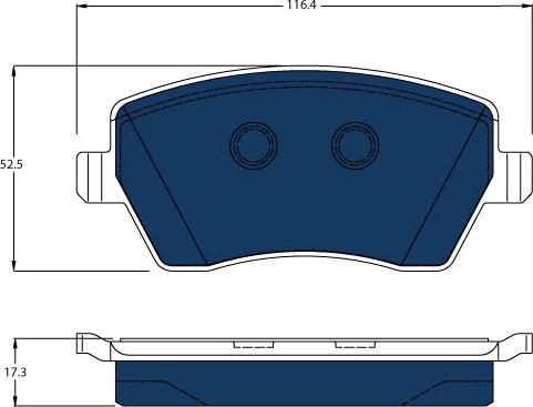 TRW GDB3332BTE - Тормозные колодки, дисковые, комплект parts5.com