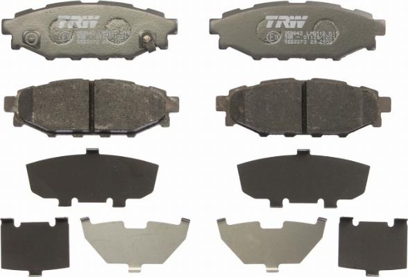 TRW GDB3373 - Brake Pad Set, disc brake parts5.com