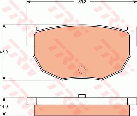 TRW GDB7547 - Тормозные колодки, дисковые, комплект parts5.com