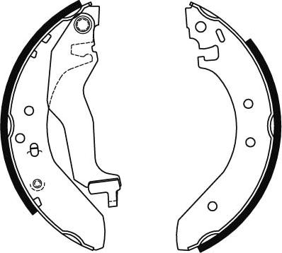 TRW GS6246 - Комплект тормозных колодок, барабанные parts5.com