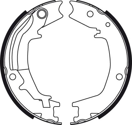 TRW GS8489 - Комплект тормозов, ручник, парковка parts5.com