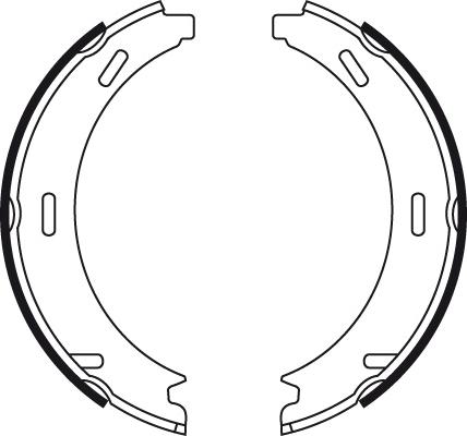 TRW GS8481 - Комплект тормозов, ручник, парковка parts5.com