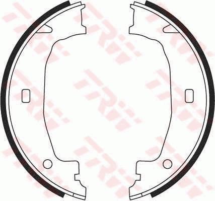 TRW GS8432 - Комплект тормозов, ручник, парковка parts5.com