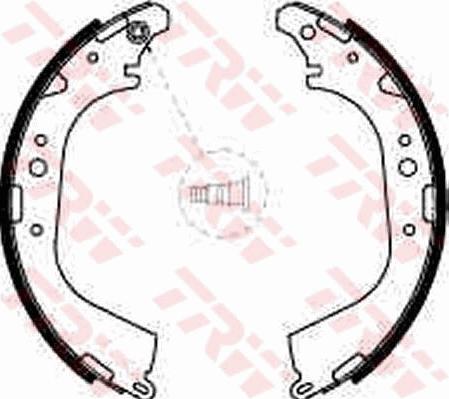 TRW GS8501 - Комплект тормозных колодок, барабанные parts5.com