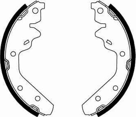 TRW GS8644 - Комплект тормозных колодок, барабанные parts5.com