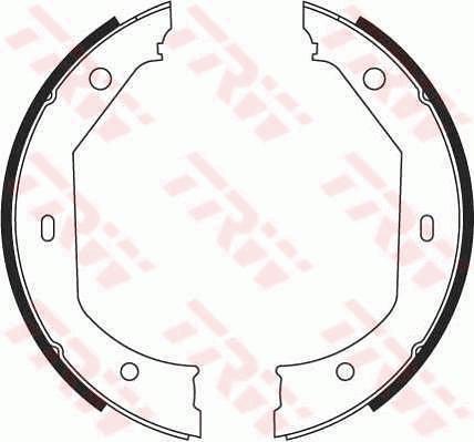 TRW GS8656 - Комплект тормозов, ручник, парковка parts5.com