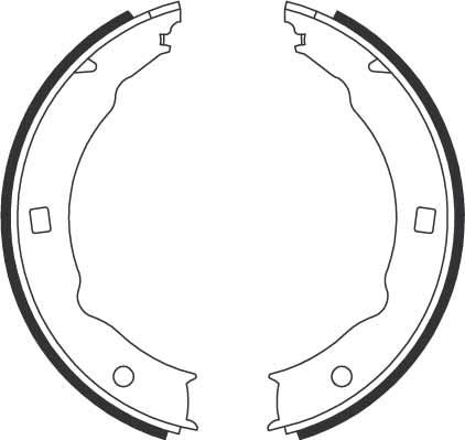 TRW GS8683 - Комплект тормозов, ручник, парковка parts5.com