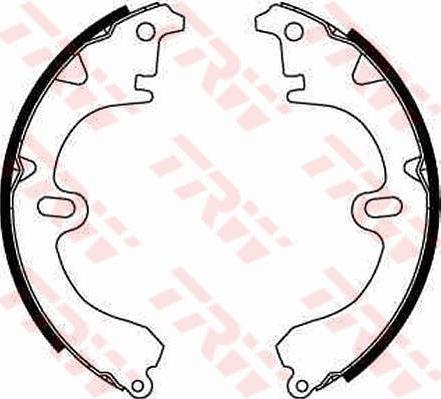 TRW GS8181 - Brake Shoe Set parts5.com