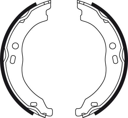 TRW GS8744 - Комплект тормозов, ручник, парковка parts5.com