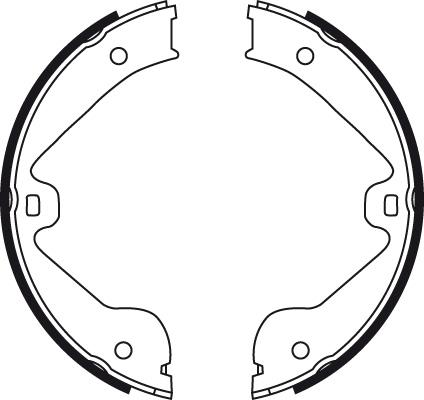 TRW GS8718 - Комплект тормозов, ручник, парковка parts5.com