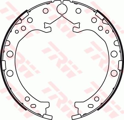 TRW GS8789 - Комплект тормозов, ручник, парковка parts5.com