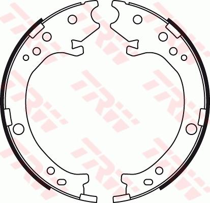 TRW GS8779 - Комплект тормозов, ручник, парковка parts5.com