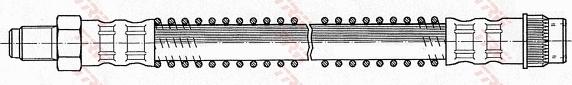 TRW PHB105 - Тормозной шланг parts5.com